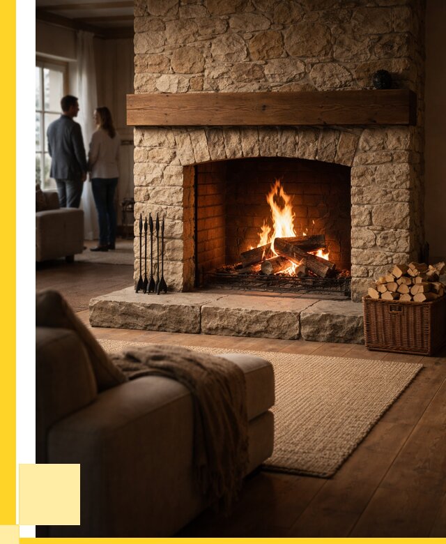 Открытые камины под ключ в Темрюке от 154395 р. ЭриданТмр