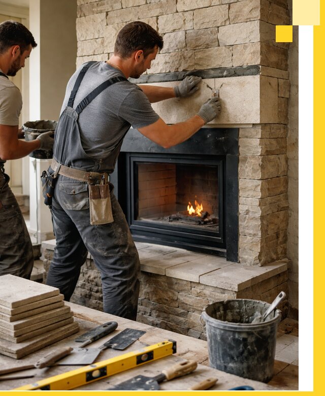 Проектирование и установка открытых каминов в Темрюке