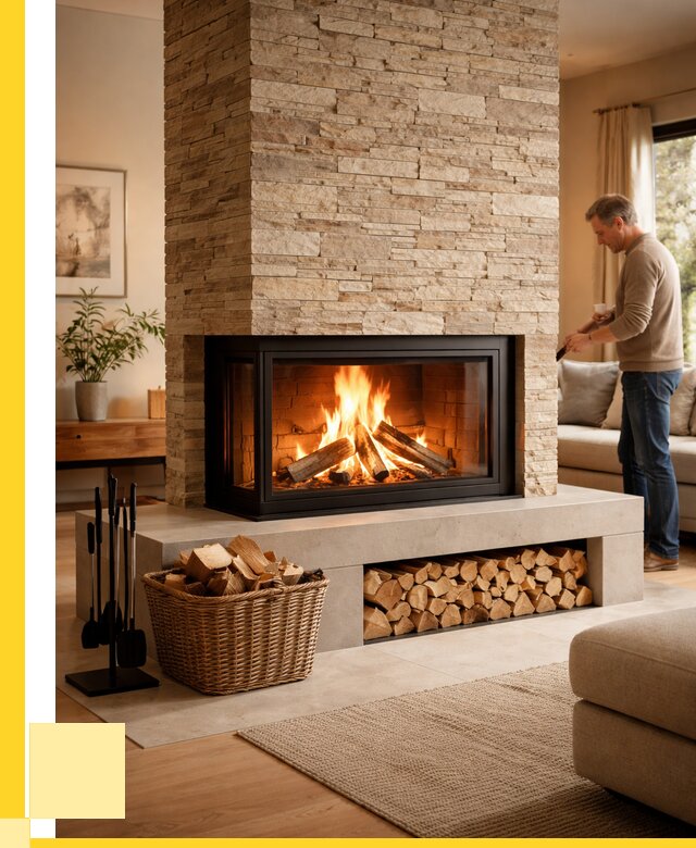 Дровяной камин под ключ в Темрюке от 205860 р. | ЭриданТмр