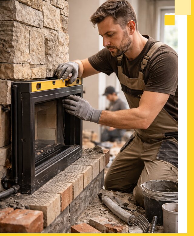 Дровяные камины под ключ в Темрюке: монтаж, обустройство