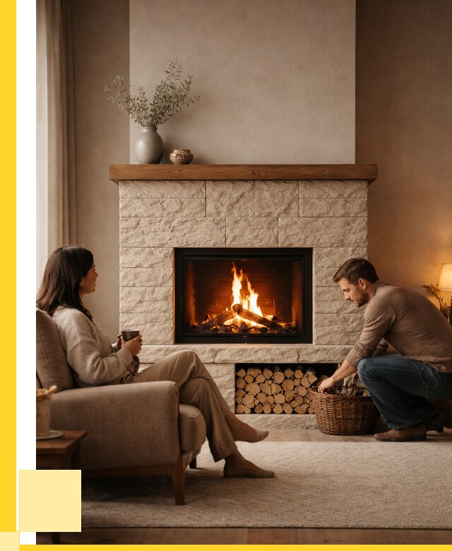 Камины для дома в Темрюке под ключ от 154395 р. | ЭриданТмр