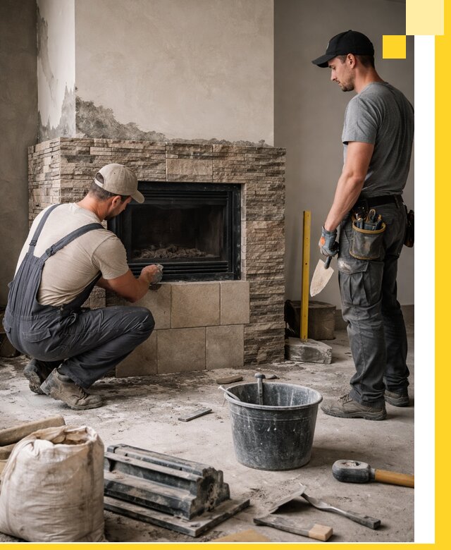 Камины под ключ в Темрюке: проект, изготовление и монтаж