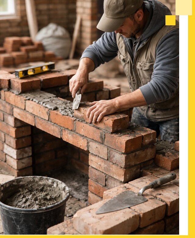 Кладка каминов под ключ в Темрюке профессиональная отделка и монтаж