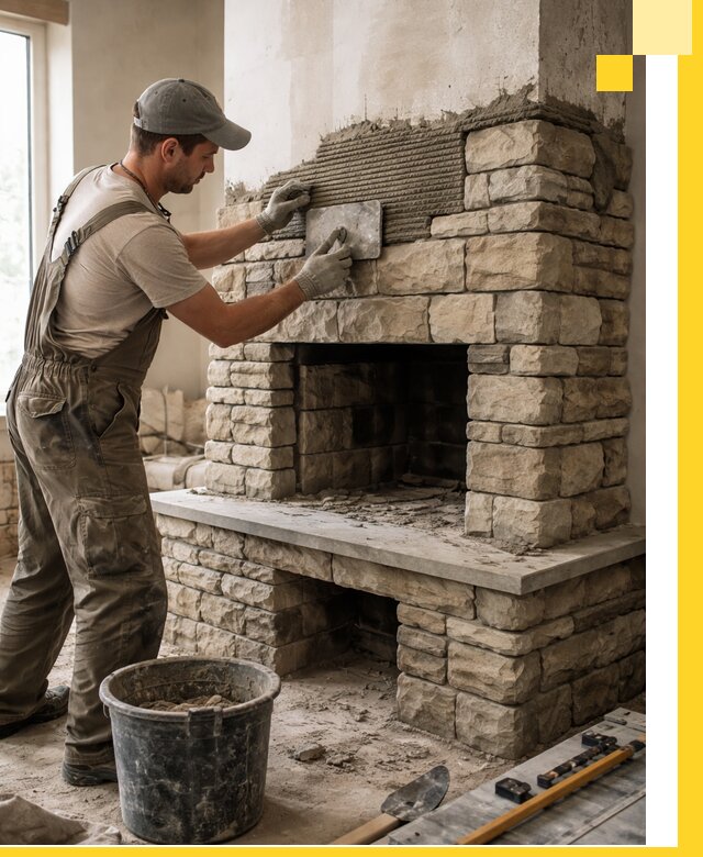 Строительство каминов под ключ в Темрюке от проектирования до монтажа