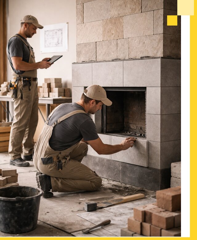 Индивидуальные проекты каминов и каминных систем в Темрюке