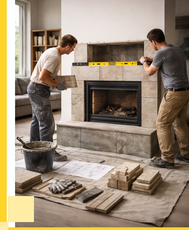 Монтаж каминов и установка в Темрюке от 46319 р. | ЭриданТмр