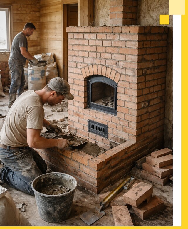 Профессиональное строительство печей в Темрюке под ключ