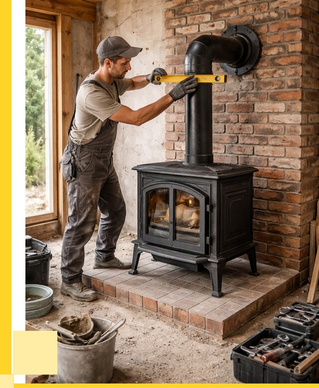 Монтаж печей установка банной печи в Темрюке от 15440 р. | ЭриданТмр