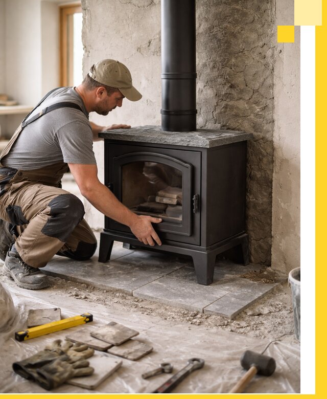 Профессиональный монтаж печей и каминов в Темрюке под ключ