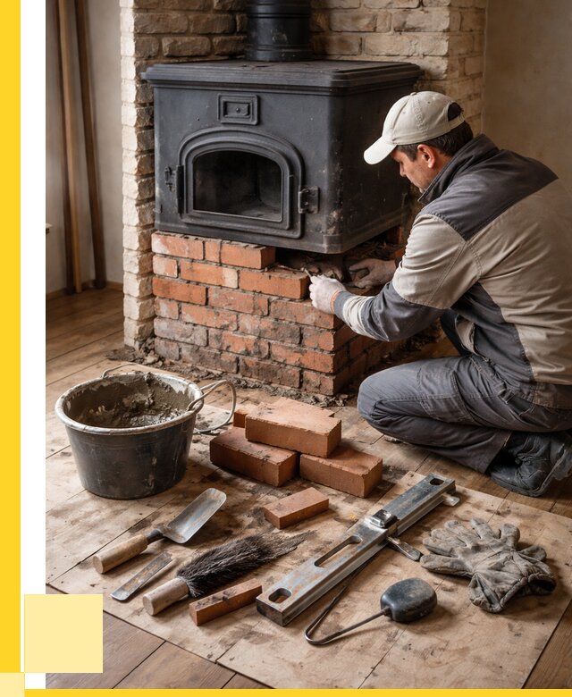 Ремонт печей в Темрюке от 12352 р., услуги печника ЭриданТмр