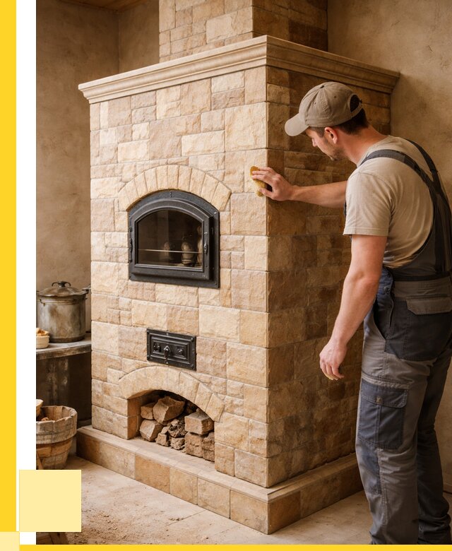 Облицовка печей в Темрюке от 4632 р. под ключ | ЭриданТмр