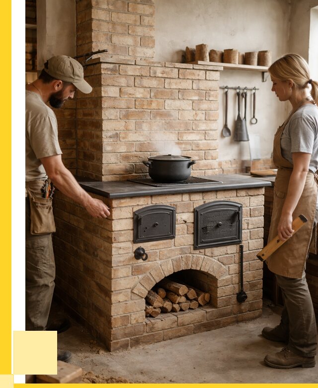 Варочно отопительные печи в Темрюке от 92637 р. | ЭриданТмр