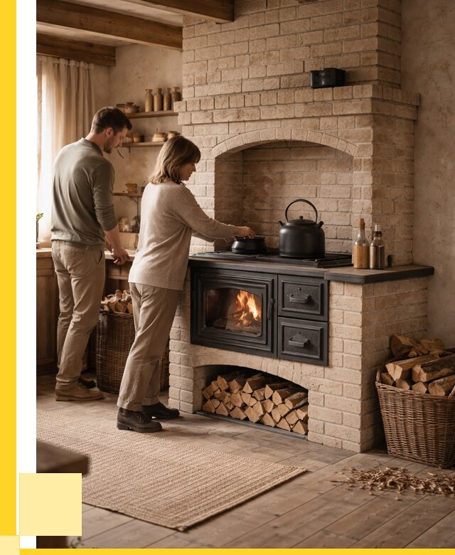 Печи с плитой в Темрюке от 46319 р. | ЭриданТмр — кирпичная печь