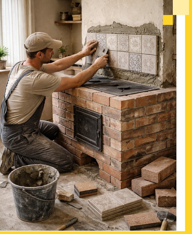 Печи с плитой на заказ монтаж гарантия и сервис в Темрюке