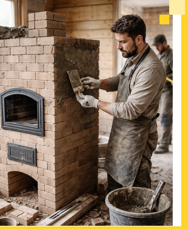 Изготовление и установка печей-шведок под ключ в Темрюке