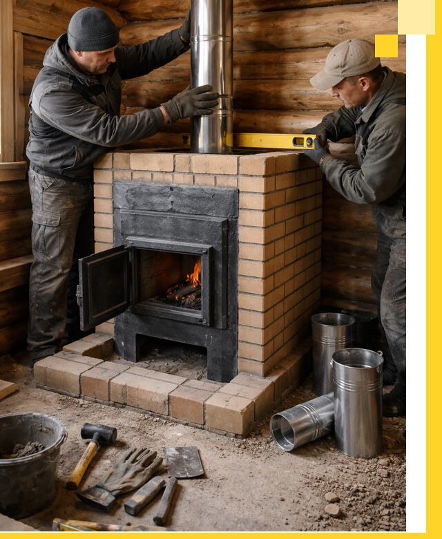 Проектирование, изготовление и установка банных печей в Темрюке