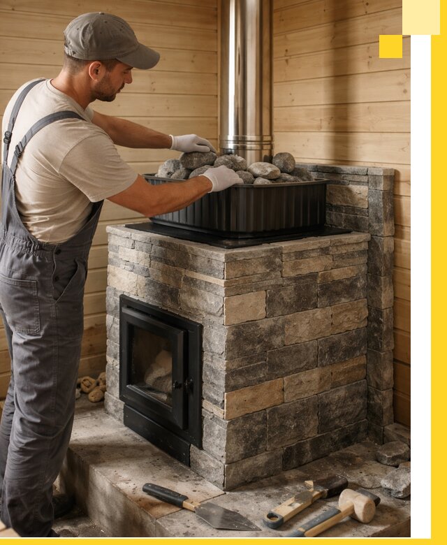 Печи для парной в Темрюке, производство, монтаж и обслуживание