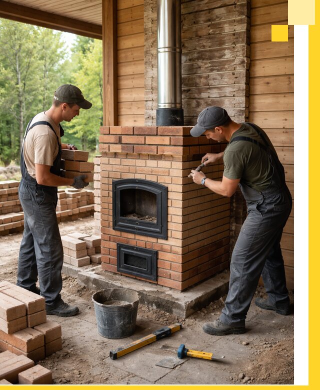 Производство и установка дачных печей под ключ в Темрюке