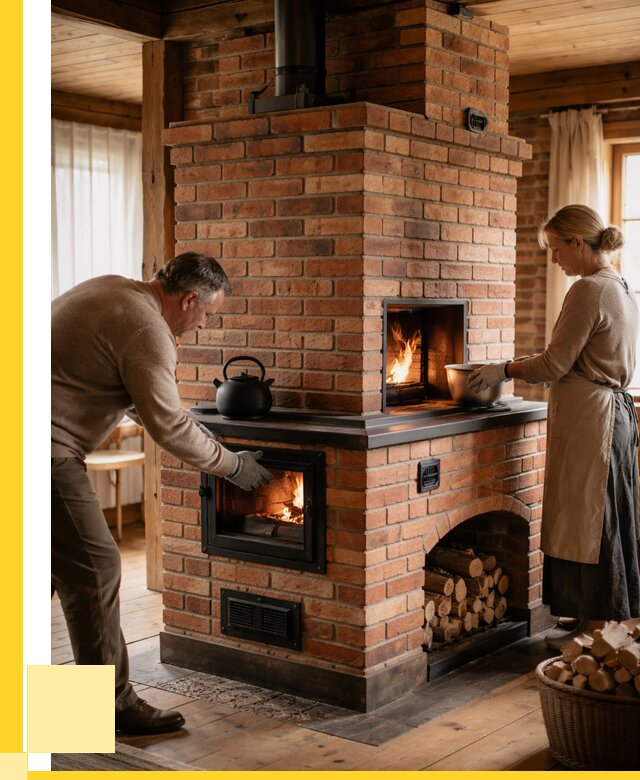 Печи для загородного дома под ключ в Темрюке от 82344 р. | ЭриданТмр