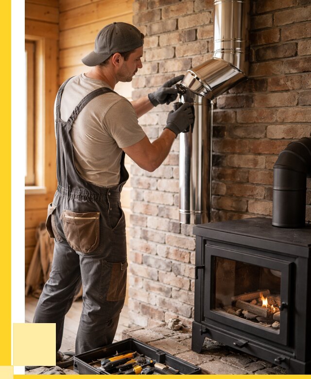 Монтаж дымоходов для печей в Темрюке от 7720 р. | ЭриданТмр