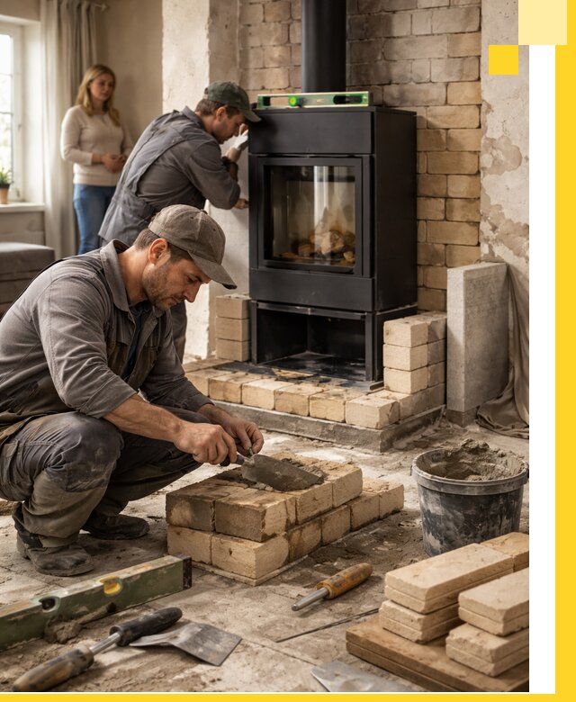 Печи и камины под ключ: проект, установка в Темрюке