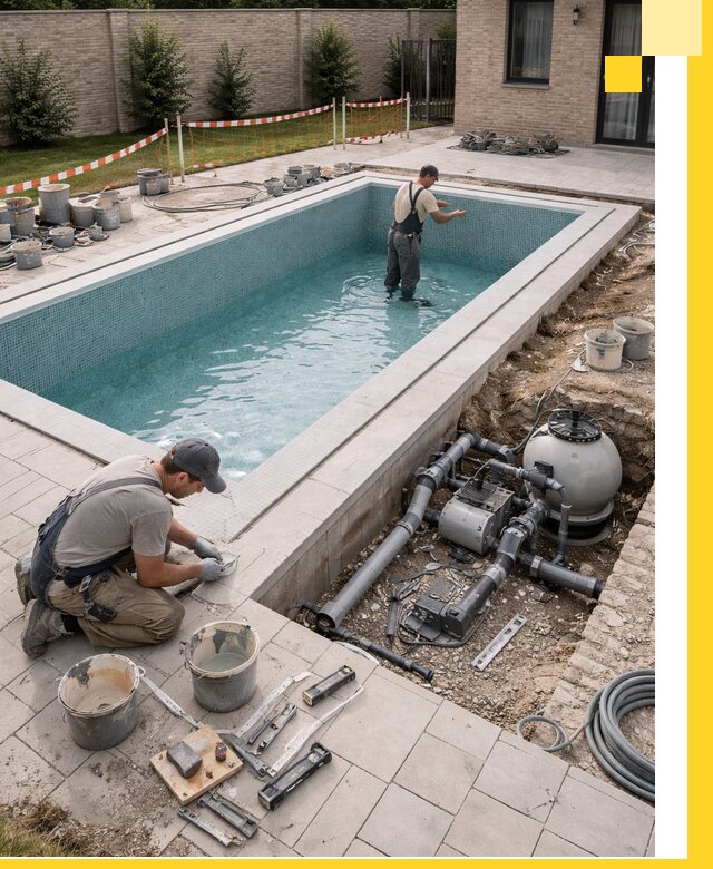 Строительство бассейнов под ключ в Темрюке: проекты и монтаж