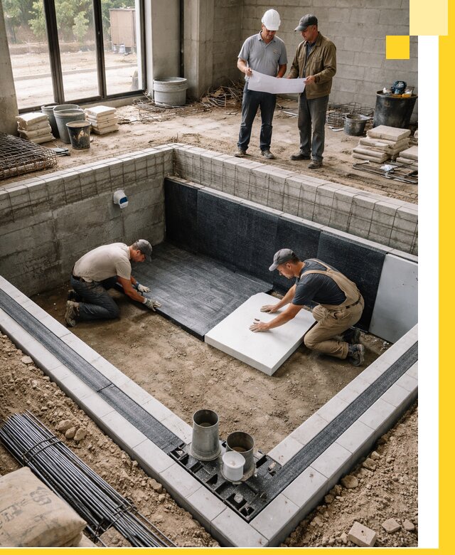 Проекты частных и общественных бассейнов под ключ в Темрюке