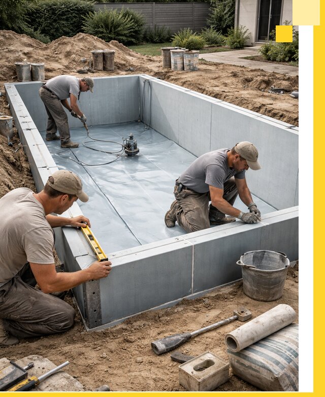 Профессиональный монтаж бассейнов под ключ в Темрюке с гарантией