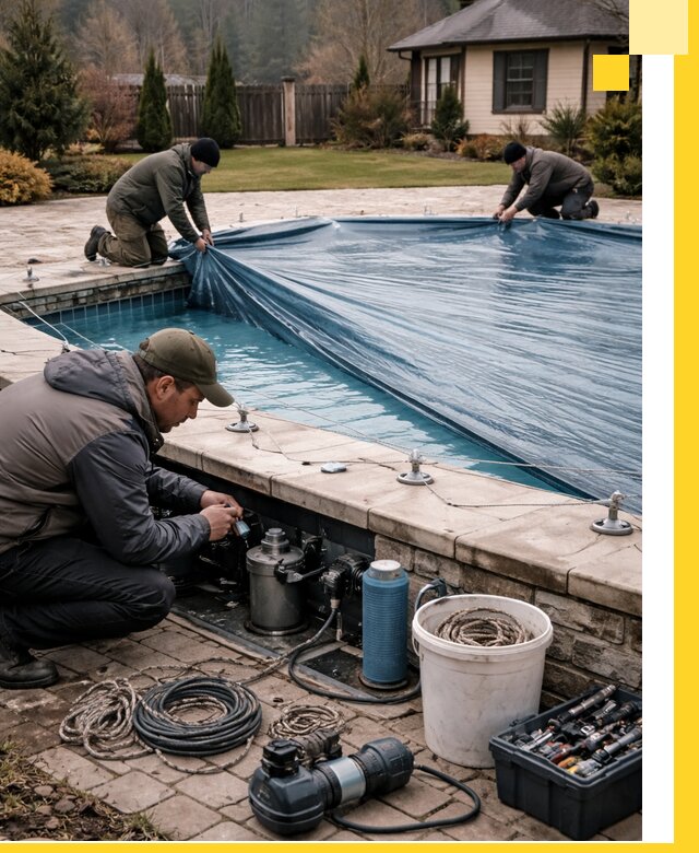 Консервация бассейнов в Темрюке: подготовка к длительному хранению