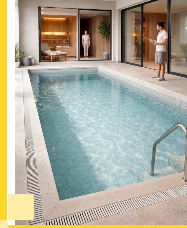 Отделка бассейна пленкой ПВХ в Темрюке от 3603 р. - ЭриданТмр