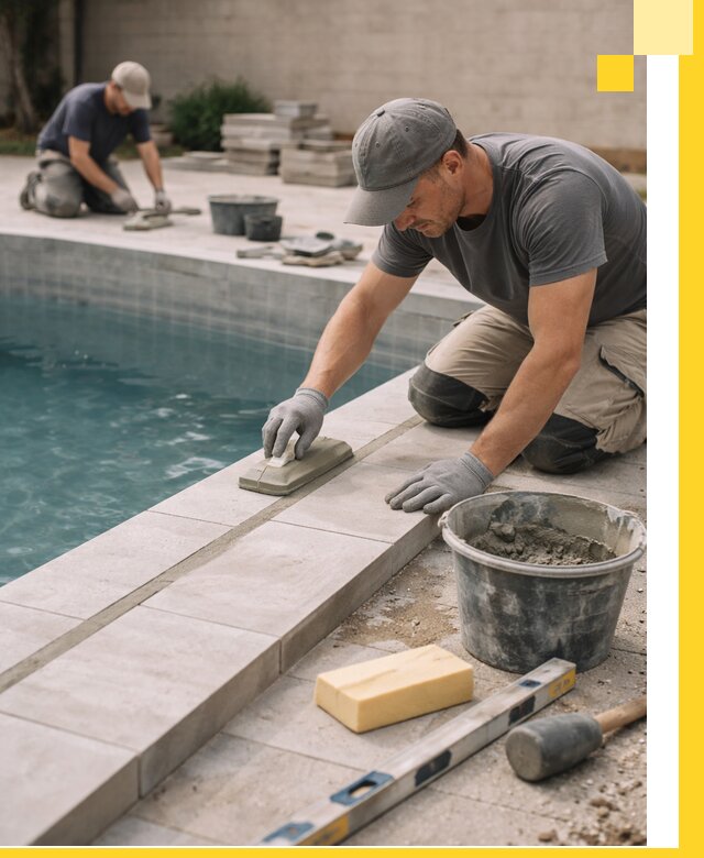 Отделка бассейнов в Темрюке: декоративная отделка и гидроизоляция