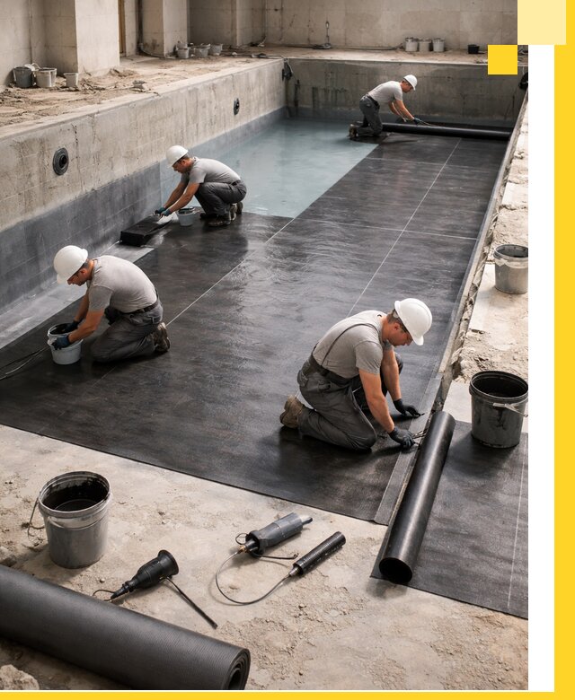 Профессиональная гидроизоляция бассейнов и чаш в Темрюке под ключ