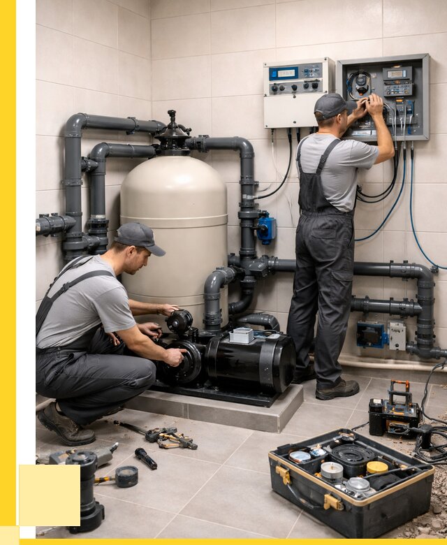 Монтаж оборудования для бассейнов в Темрюке от 41172 р. | ЭриданТмр