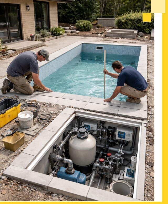 Строительство качественных домашних бассейнов под ключ в Темрюке