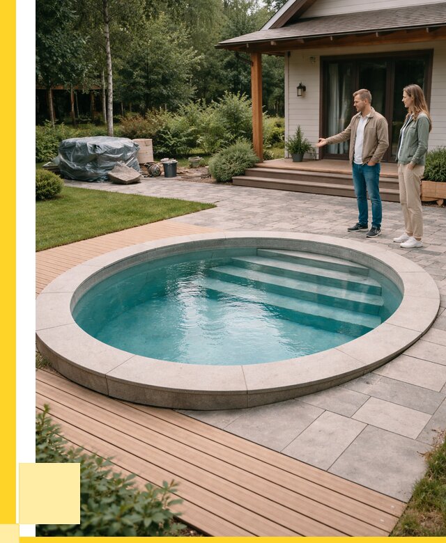 Бассейн на даче под ключ в Темрюке от 205860 р., ЭриданТмр