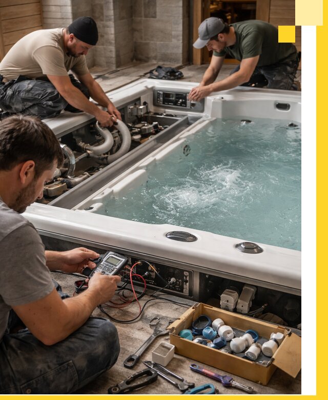 Гидромассажные бассейны под ключ в Темрюке, дизайн и монтаж