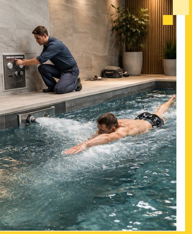 Проектирование и монтаж бассейнов с противотоком в Темрюке