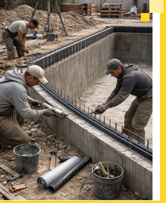 Качественный монтаж чаши бассейна в Темрюке под ключ с гарантией