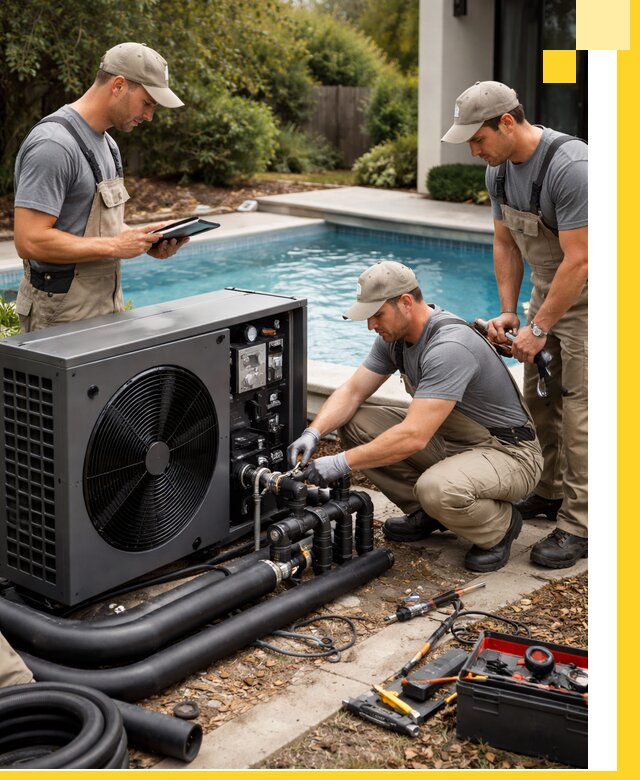 Проектирование и установка тепловых насосов для бассейнов в Темрюке