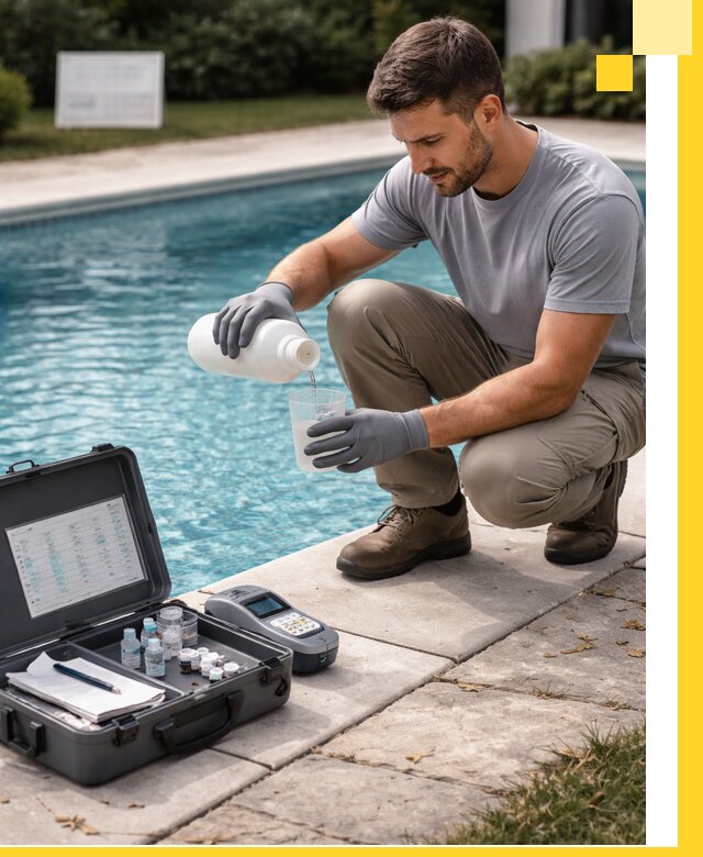 Профессиональная дезинфекция воды в бассейне в Темрюке