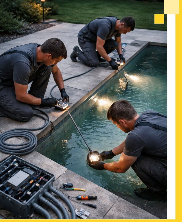 Профессиональное освещение бассейнов в Темрюке: дизайн и монтаж