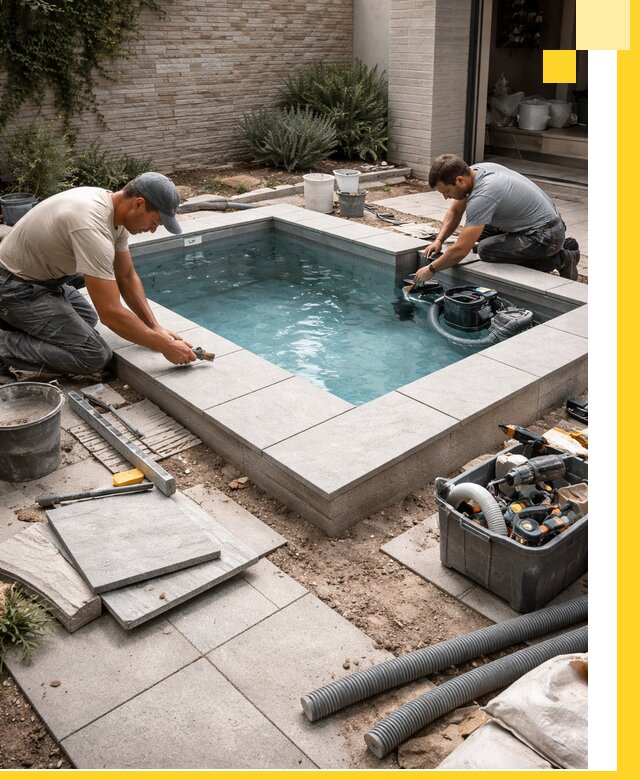 Мини бассейны под ключ в Темрюке, дизайн и установка