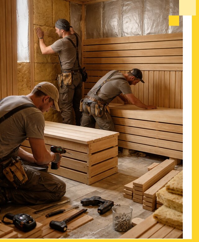 Профессиональное строительство саун под ключ в Темрюке