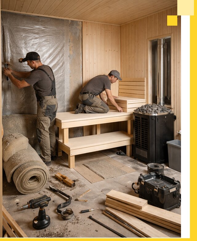 Проекты саун под ключ в Темрюке дизайн и строительство