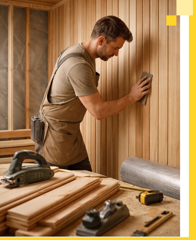 Профессиональная отделка саун и парных под ключ в Темрюке