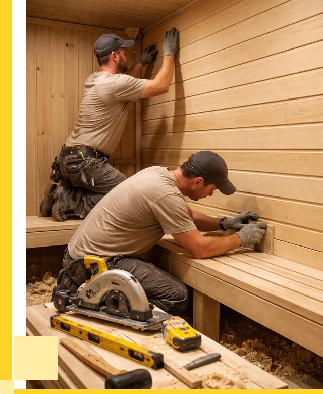 Обшивка саун вагонкой в Темрюке от 2573 р. | ЭриданТмр