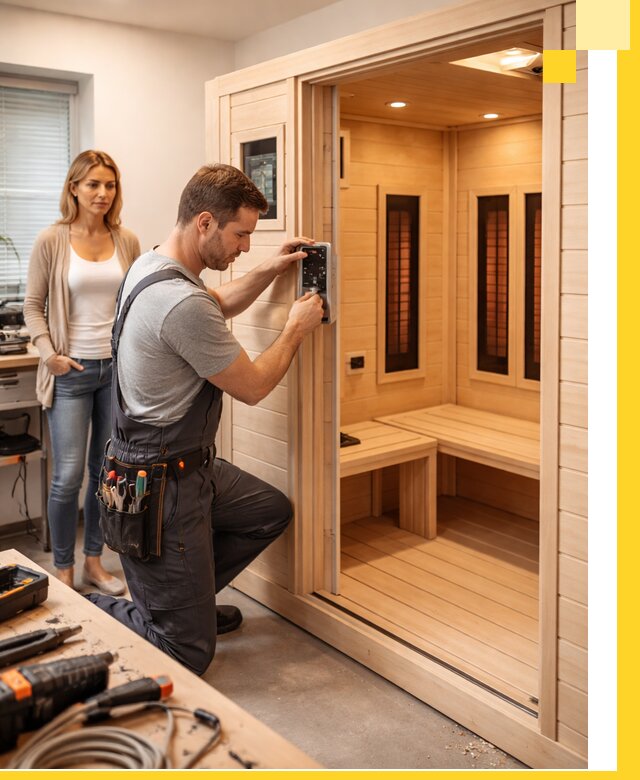 Инфракрасные сауны под ключ в Темрюке продажа и установка