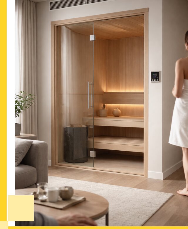 Сауна в квартире под ключ в Темрюке от 123516 р. ЭриданТмр