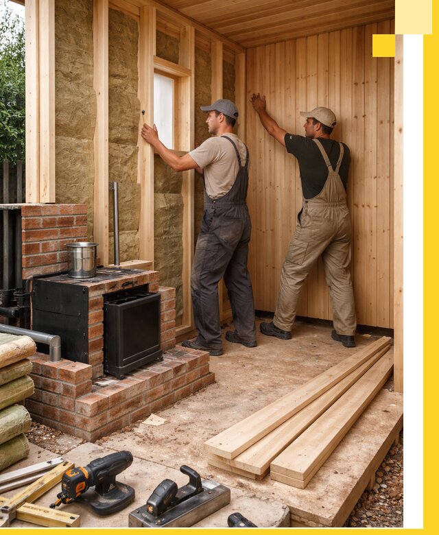 Строительство и установка дачных саун под ключ в Темрюке