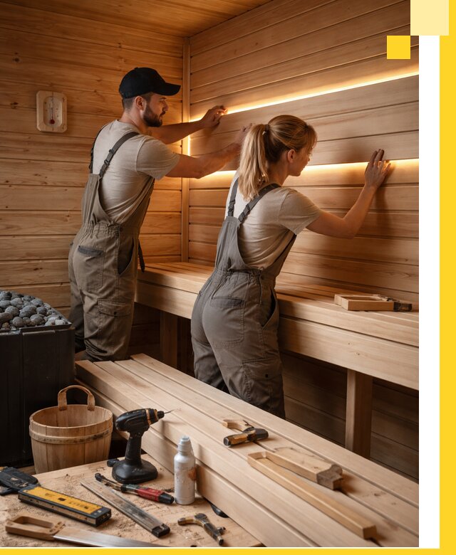 Дизайн саун и бань под ключ с индивидуальным проектом в Темрюке